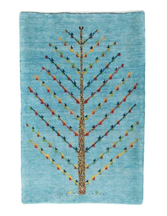 Gabbeh Loribaft with tree of life design. Size 80 x 120 Brand New!