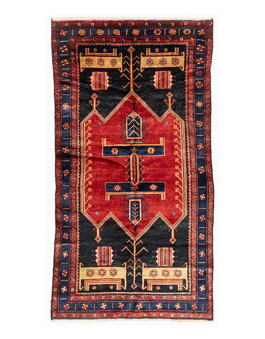 A WOUNDERFUL PERSIAN KOLIAI HANDMADE CARPET ca 145 x 270 cm