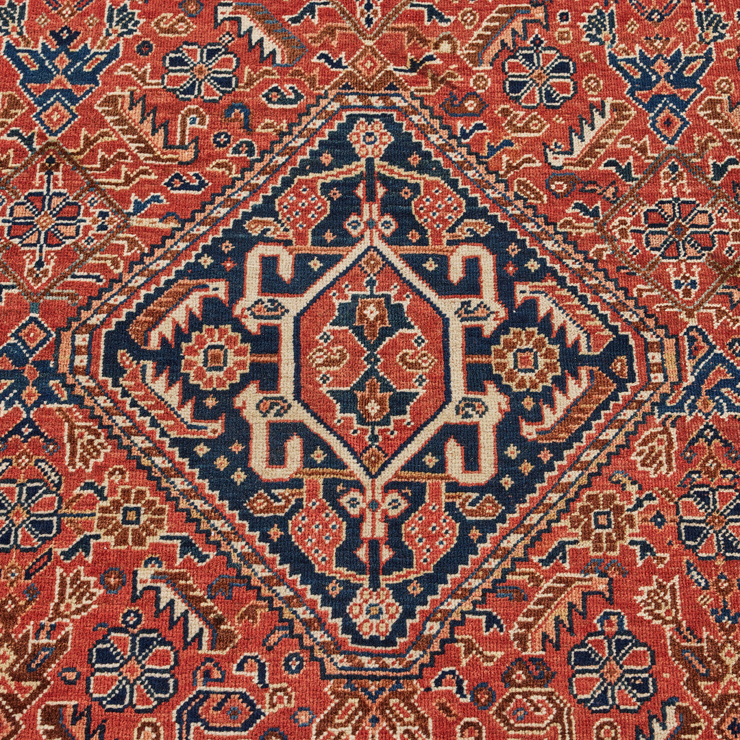 Antique Persian Gashgahi nomadic carpet. Size 151 x 261 cm. In mint condition!