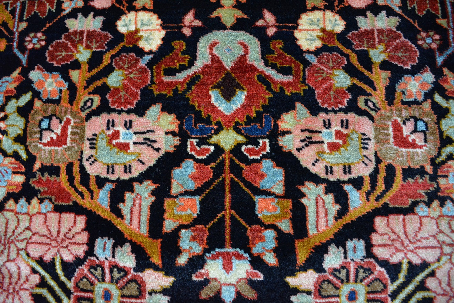 SEMIANTIQUE PERSIAN NAHAVAND CARPET OF THE HIGHEST QUALITY ca 128 x 224 cm