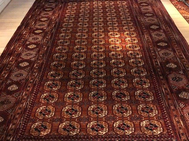 Antique Teke handmade carpet