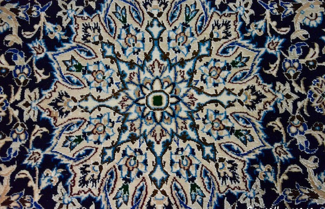 Persian exclusive handmade Nain carpet, size: 126 x 204 cm