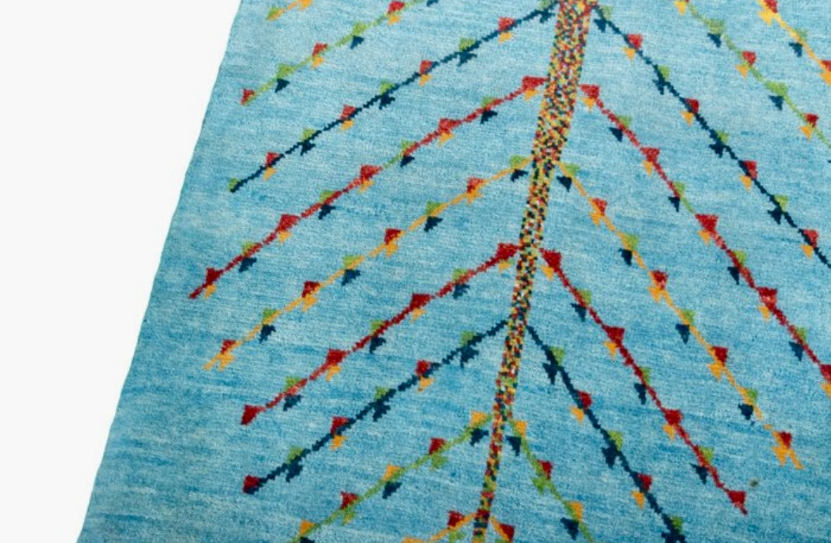 Gabbeh Loribaft with tree of life design. Size 80 x 120 Brand New!