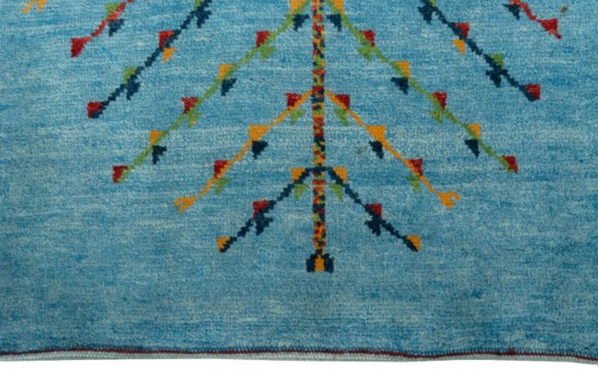 Gabbeh Loribaft with tree of life design. Size 80 x 120 Brand New!