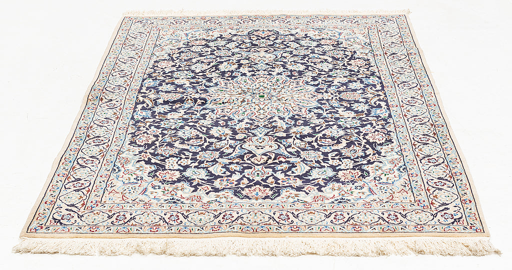Persian exclusive handmade Nain carpet, size: 126 x 204 cm