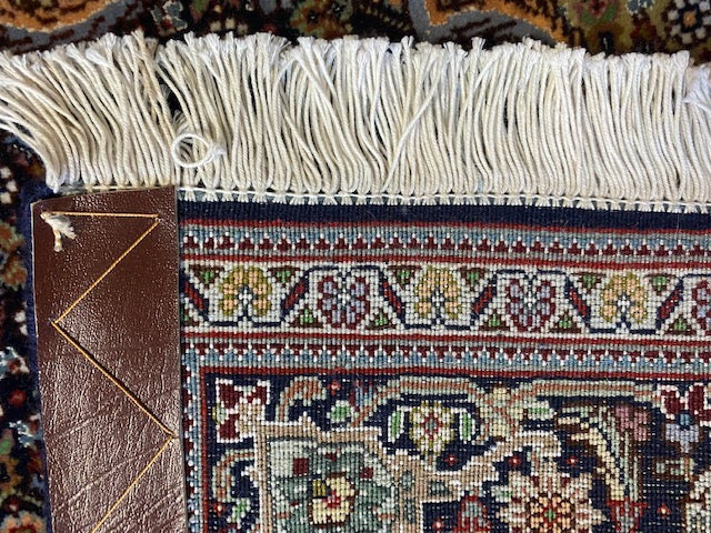 Persian Tabris made of pure korkwool, with silk inlays. Size ca 100 x 150 cm.