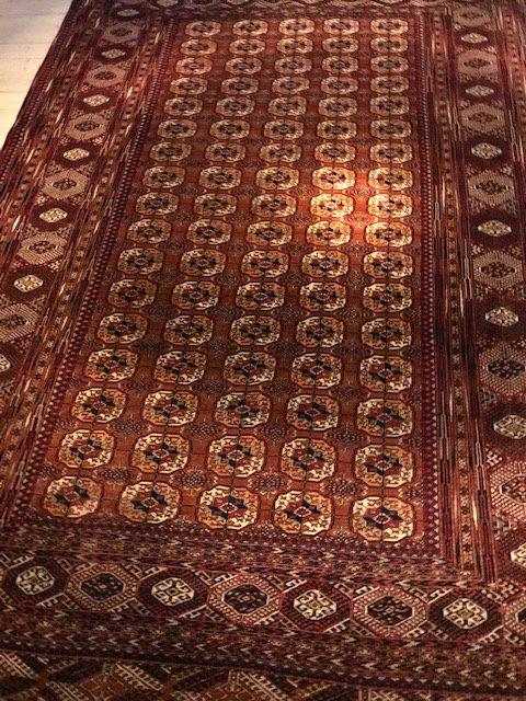 Antique Teke handmade carpet