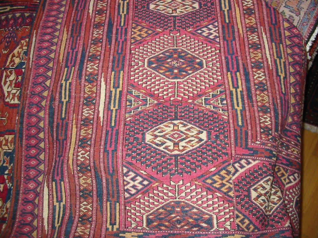 Antique Teke handmade carpet