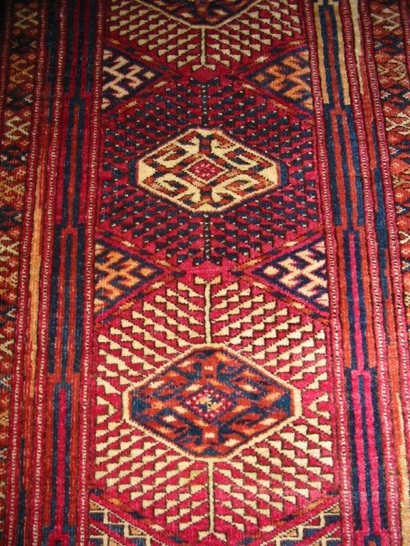 Antique Teke handmade carpet